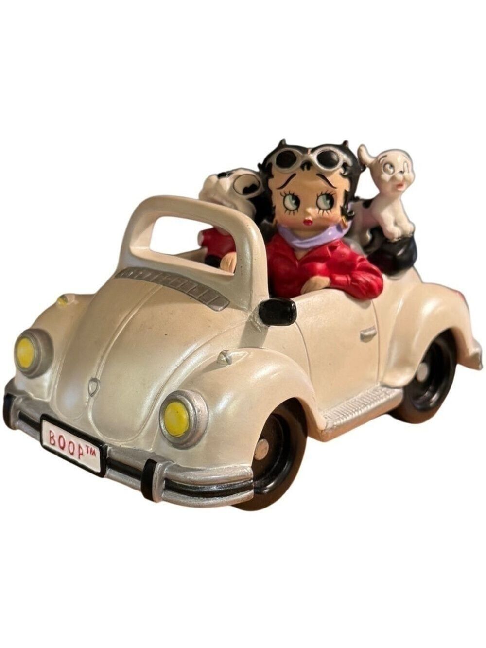 Betty Boop Pudgy Bimbo Beetle Convertible Figurine